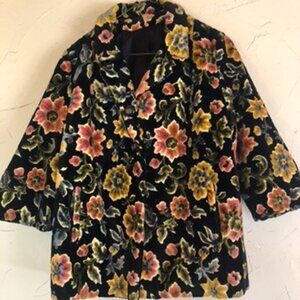 Vintage carpet tapestry jacket